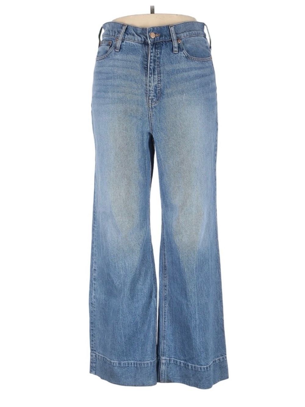 J. Crew Light Blue Wide-Leg Denim Jeans